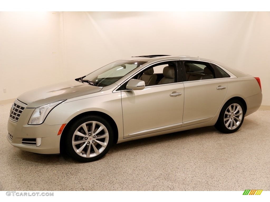 2014 XTS Luxury AWD - Silver Coast Metallic / Shale/Cocoa photo #3