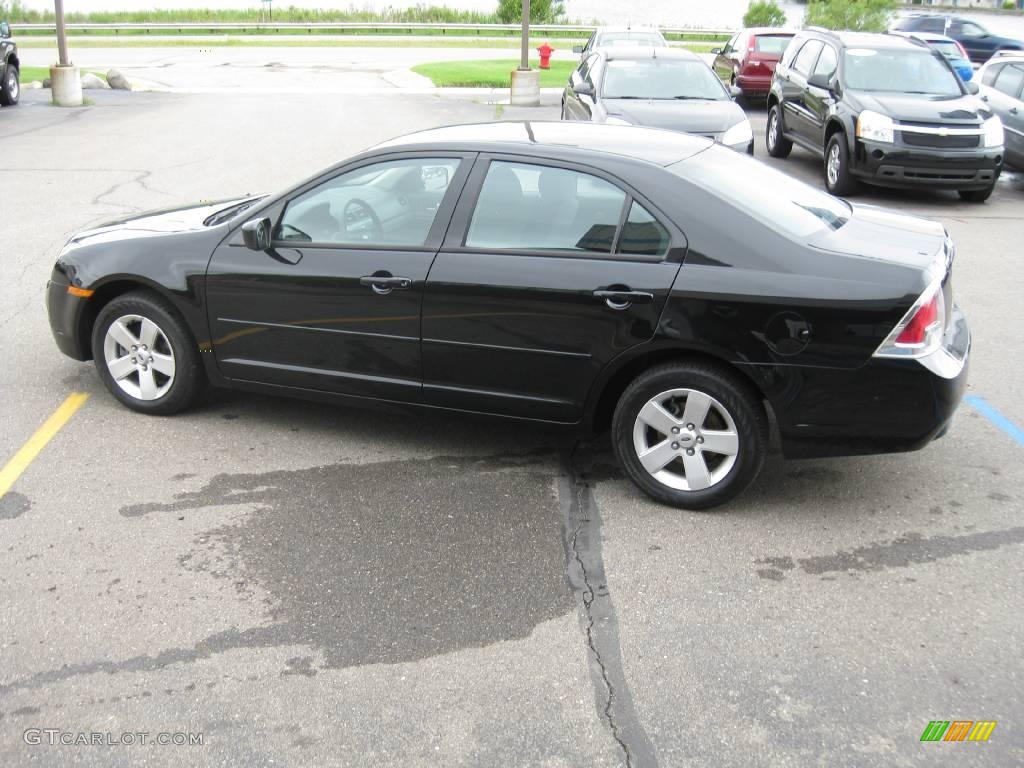 2006 Fusion SE - Black / Charcoal Black photo #9