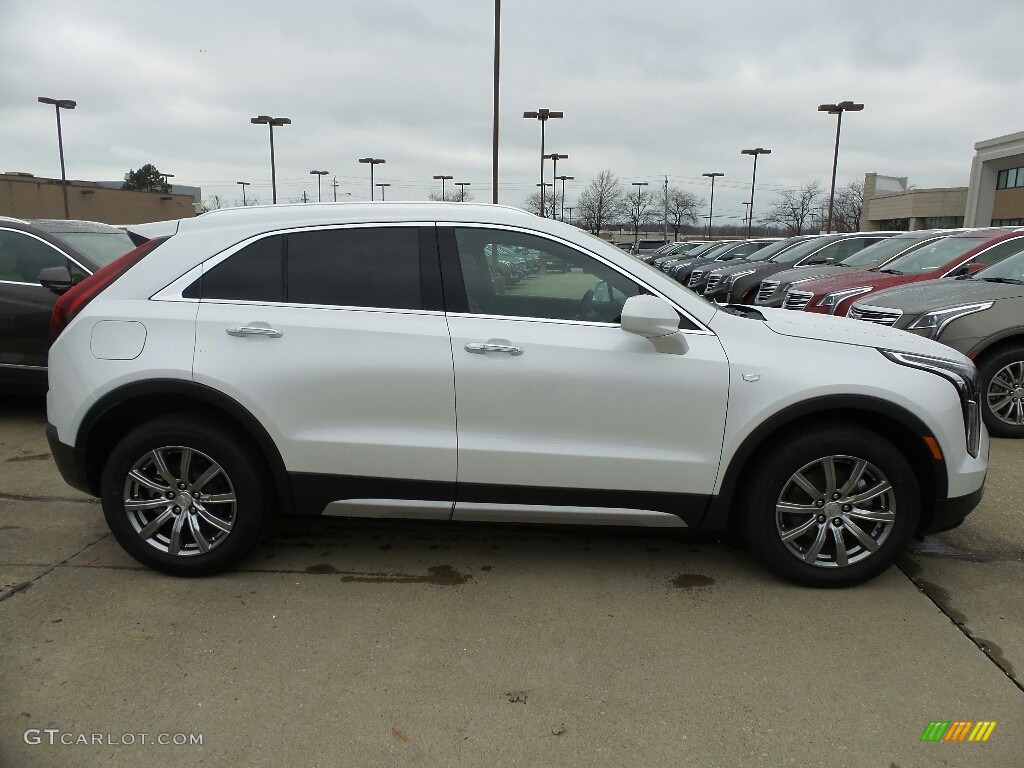 Crystal White Tricoat 2019 Cadillac XT4 Premium Luxury AWD Exterior Photo #131221098