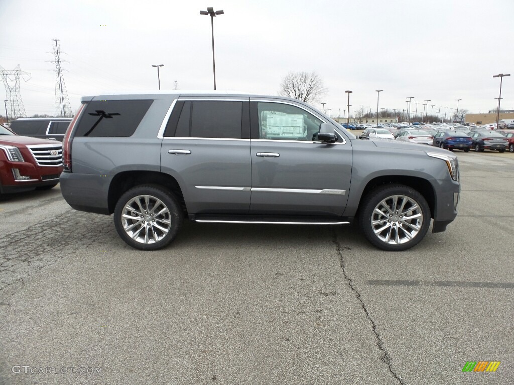 Satin Steel Metallic 2019 Cadillac Escalade Luxury 4WD Exterior Photo #131221209