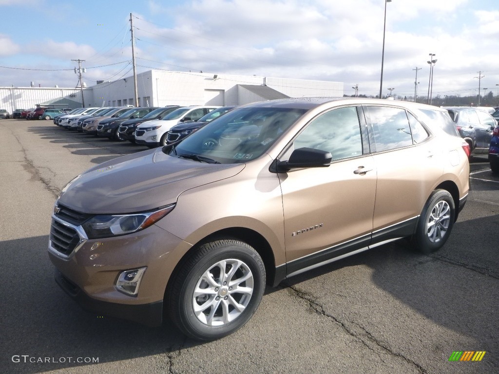 2019 Equinox LS AWD - Sandy Ridge Metallic / Medium Ash Gray photo #1