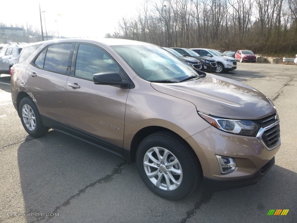 2019 Equinox LS AWD - Sandy Ridge Metallic / Medium Ash Gray photo #7