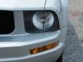 2007 Satin Silver Metallic Ford Mustang V6 Deluxe Coupe  photo #9