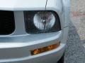 2007 Satin Silver Metallic Ford Mustang V6 Deluxe Coupe  photo #9