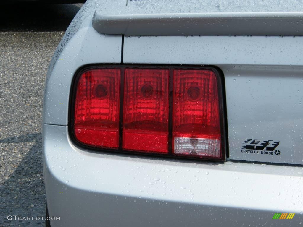 2007 Mustang V6 Deluxe Coupe - Satin Silver Metallic / Light Graphite photo #10