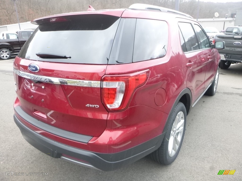 2019 Explorer XLT 4WD - Ruby Red / Medium Black photo #2