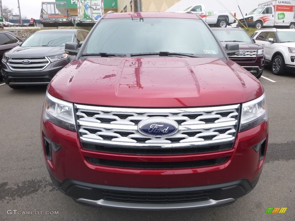 2019 Explorer XLT 4WD - Ruby Red / Medium Black photo #4