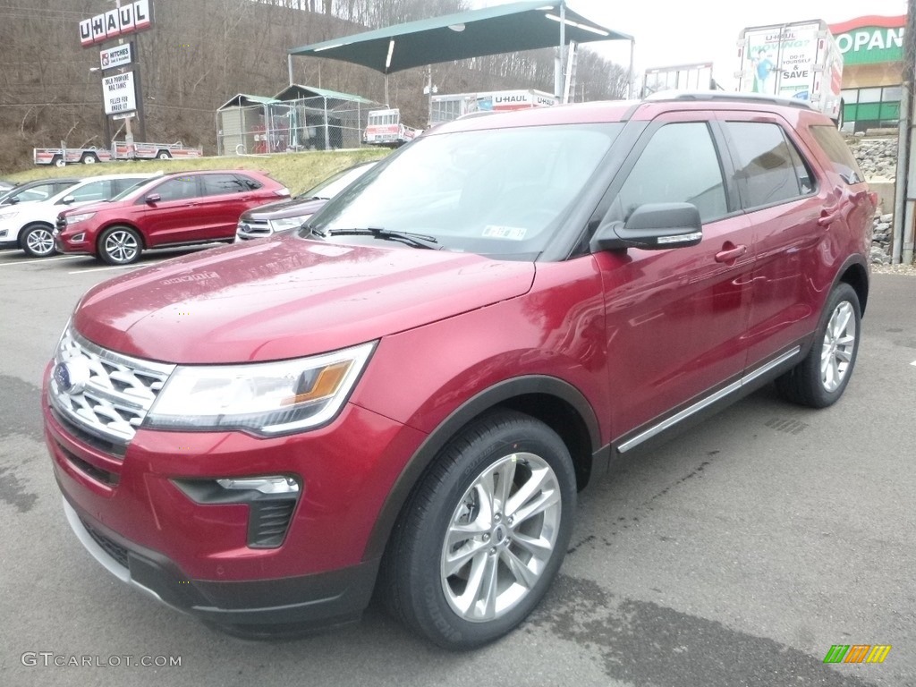 2019 Explorer XLT 4WD - Ruby Red / Medium Black photo #5