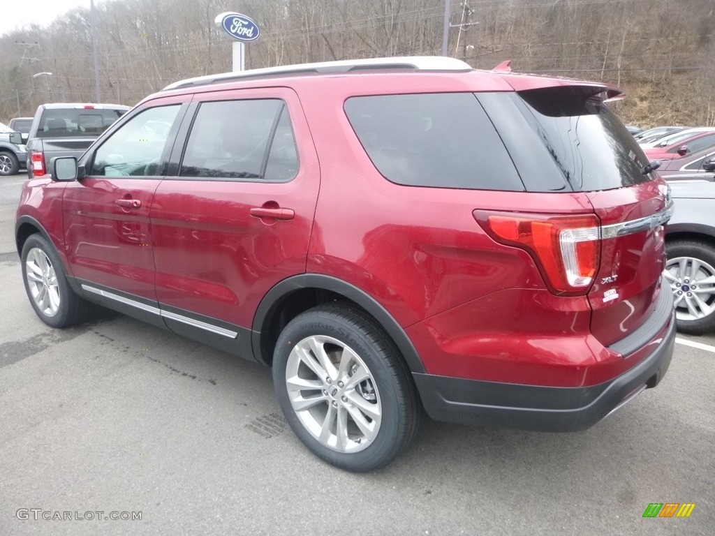 2019 Explorer XLT 4WD - Ruby Red / Medium Black photo #6