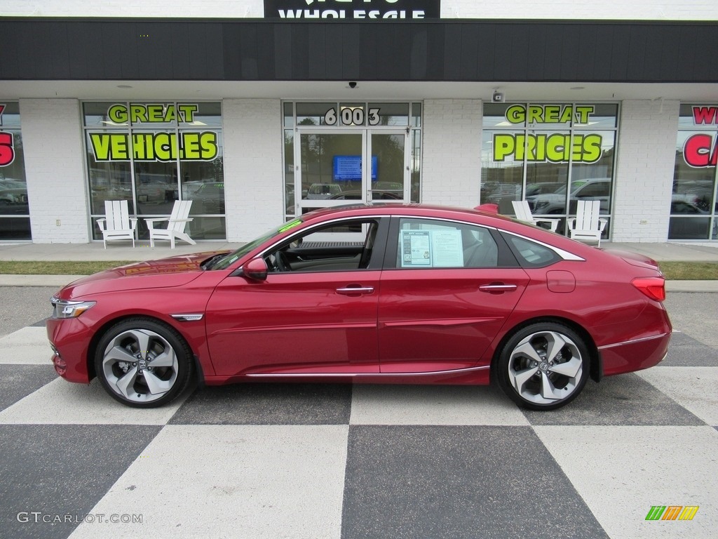 2018 Accord Touring Sedan - Radiant Red Metallic / Ivory photo #1