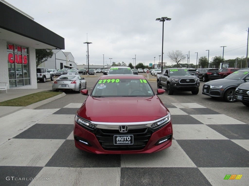 2018 Accord Touring Sedan - Radiant Red Metallic / Ivory photo #2