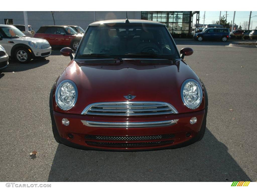 2008 Cooper Convertible - Nightfire Red Metallic / Panther Black photo #2