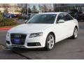 Ibis White - A4 2.0T quattro Sedan Photo No. 4