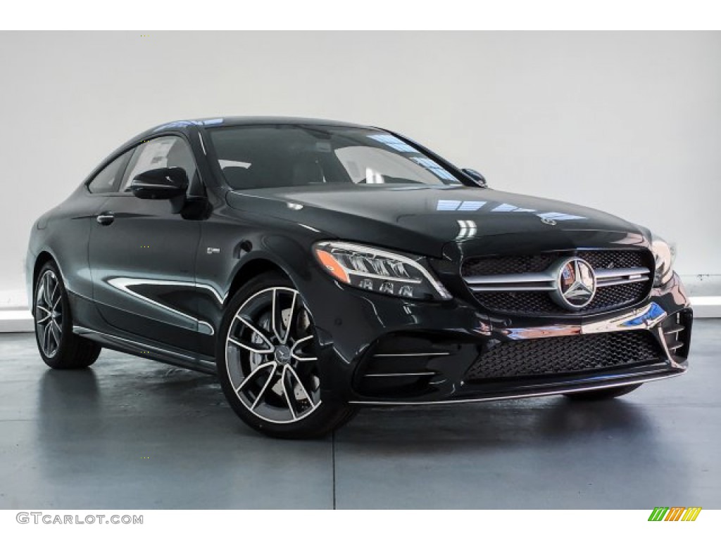 Black 2019 Mercedes-Benz C 43 AMG 4Matic Coupe Exterior Photo #131227953