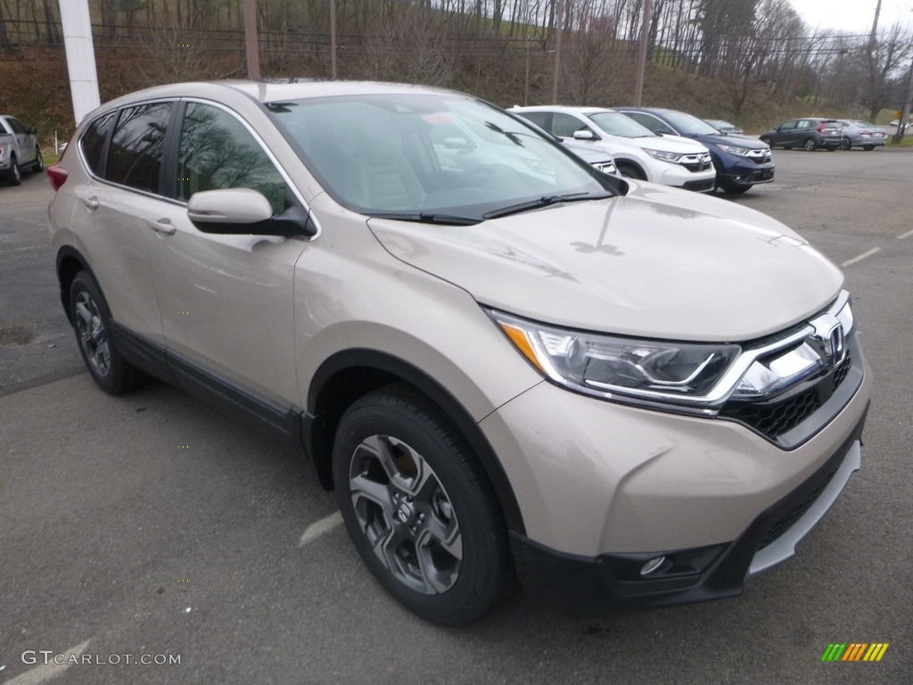 2018 CR-V EX AWD - Sandstorm Metallic / Ivory photo #6