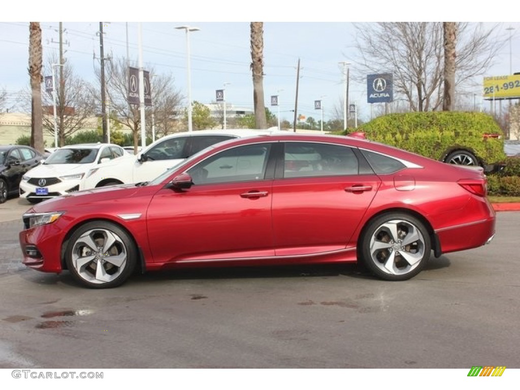 2018 Accord Touring Sedan - Radiant Red Metallic / Ivory photo #4