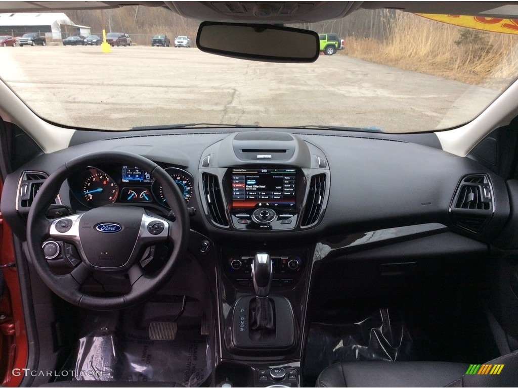 2014 Escape Titanium 1.6L EcoBoost 4WD - Ruby Red / Charcoal Black photo #16