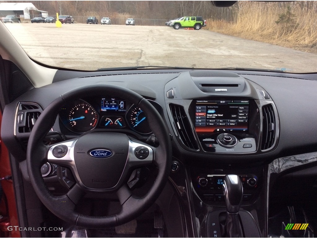 2014 Escape Titanium 1.6L EcoBoost 4WD - Ruby Red / Charcoal Black photo #17