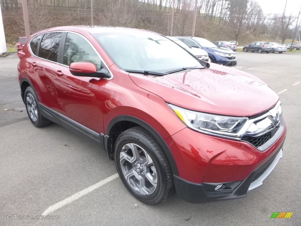 Molten Lava Pearl 2019 Honda CR-V EX-L AWD Exterior Photo #131230683