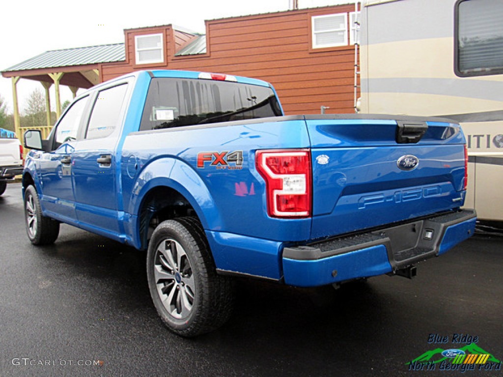 2019 F150 XLT SuperCrew 4x4 - Velocity Blue / Black photo #3