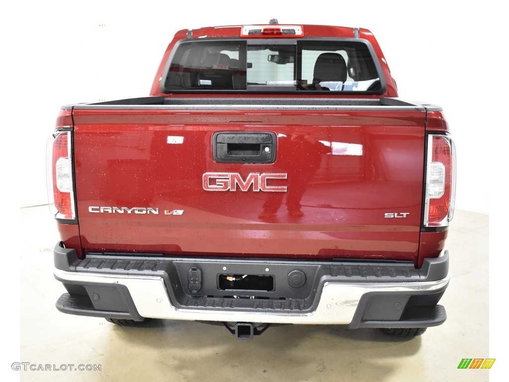 2019 Canyon SLT Crew Cab 4WD - Red Quartz Tintcoat / Cocoa/­Dune photo #3