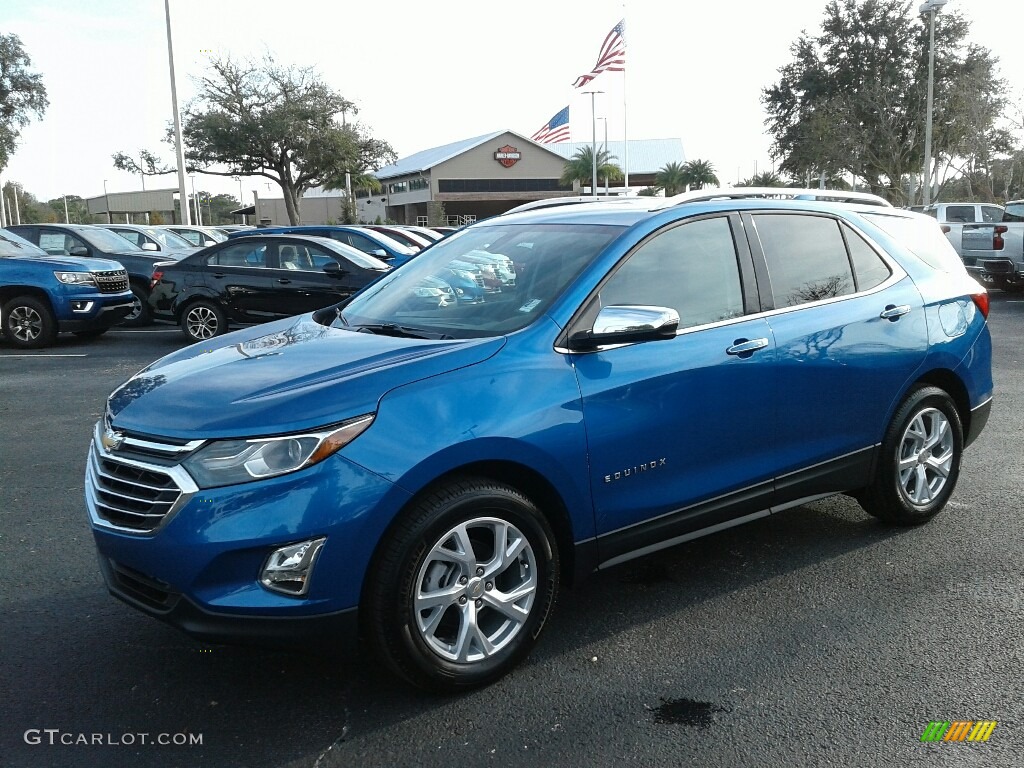 2019 Equinox Premier - Kinetic Blue Metallic / Medium Ash Gray photo #1