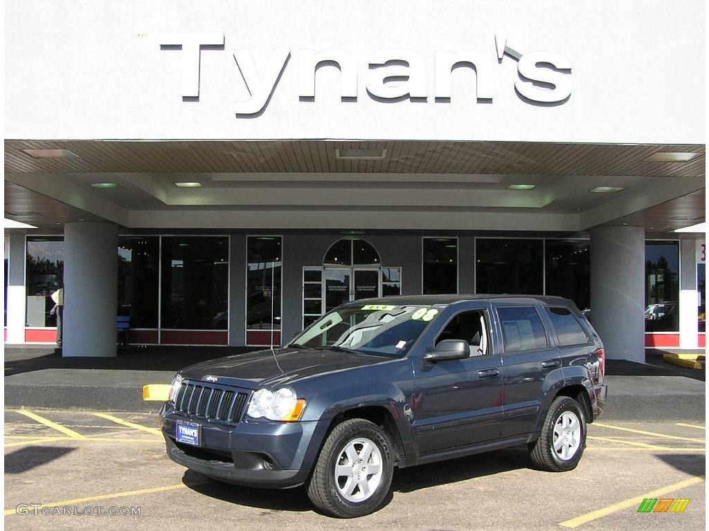 2008 Grand Cherokee Laredo 4x4 - Steel Blue Metallic / Dark Slate Gray photo #1