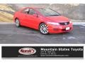 Rallye Red 2010 Honda Civic EX Coupe