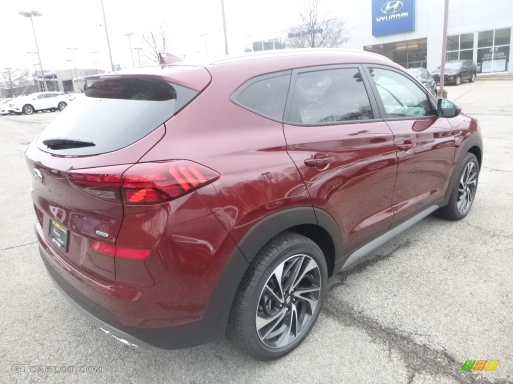 2019 Tucson Sport AWD - Gemstone Red / Black photo #5