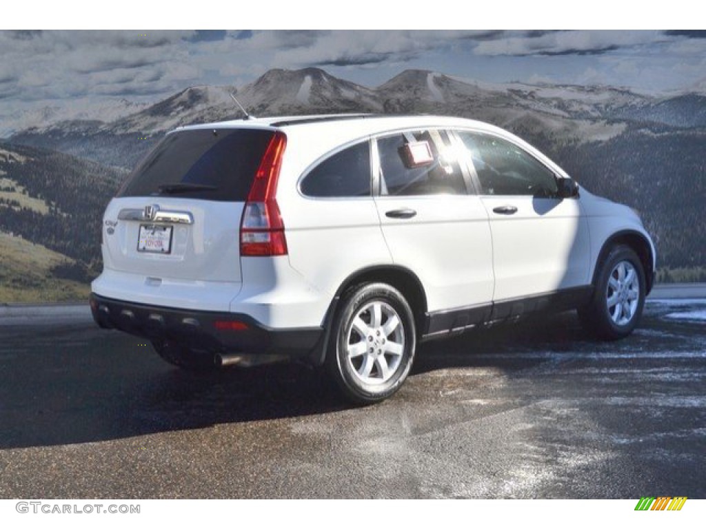 2008 CR-V EX 4WD - Taffeta White / Gray photo #3