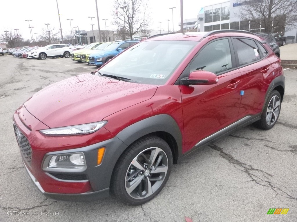 Pulse Red 2019 Hyundai Kona Limited AWD Exterior Photo #131234646