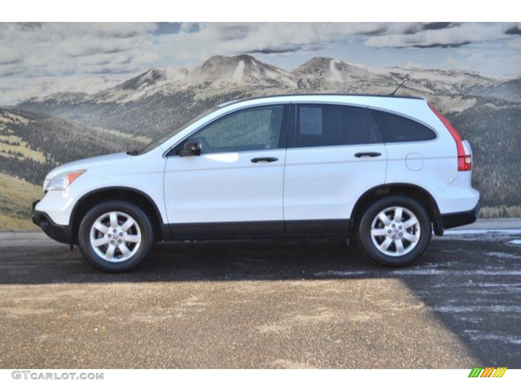 2008 CR-V EX 4WD - Taffeta White / Gray photo #6