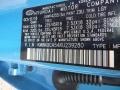 Z3U: Surf Blue 2019 Hyundai Kona Limited AWD Color Code