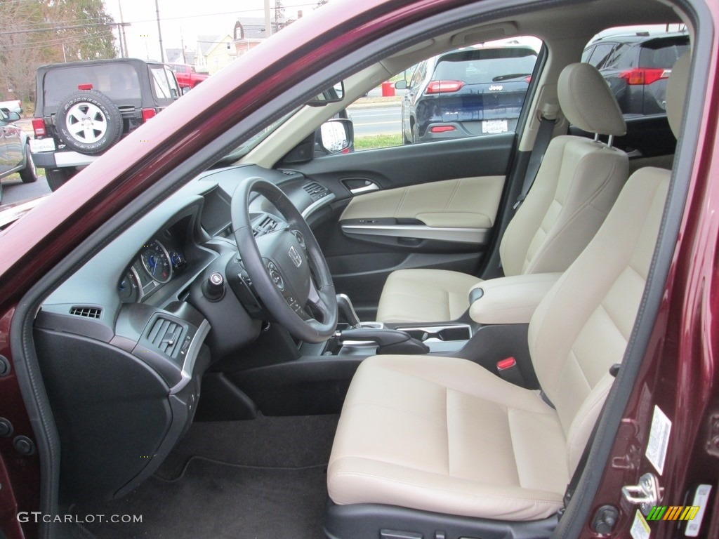 2013 Crosstour EX-L V-6 4WD - Basque Red Pearl II / Ivory photo #13