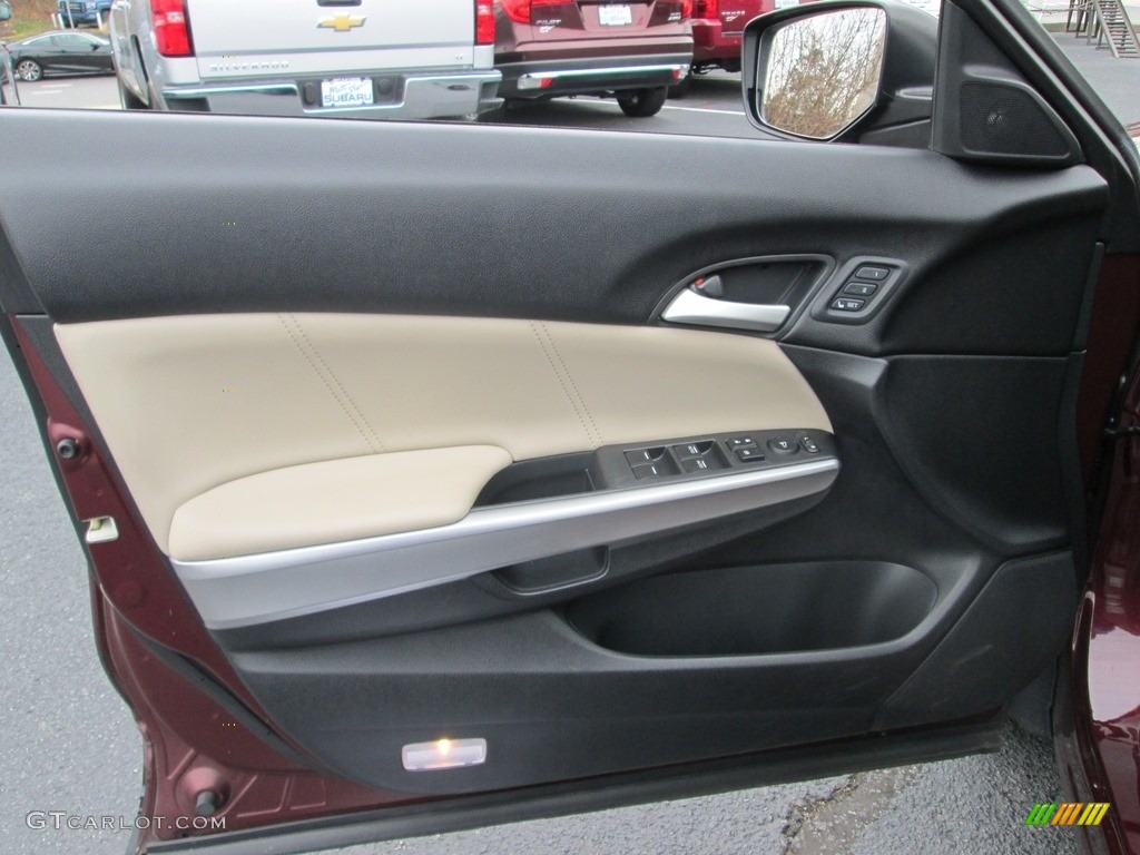 2013 Crosstour EX-L V-6 4WD - Basque Red Pearl II / Ivory photo #14