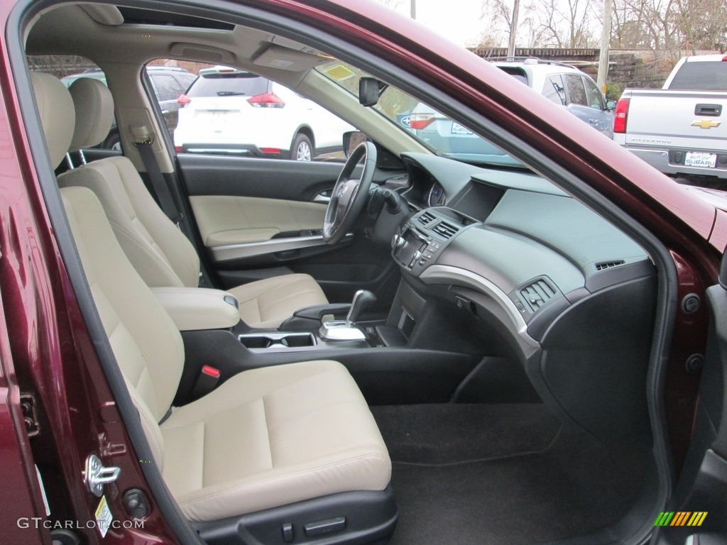 2013 Crosstour EX-L V-6 4WD - Basque Red Pearl II / Ivory photo #18