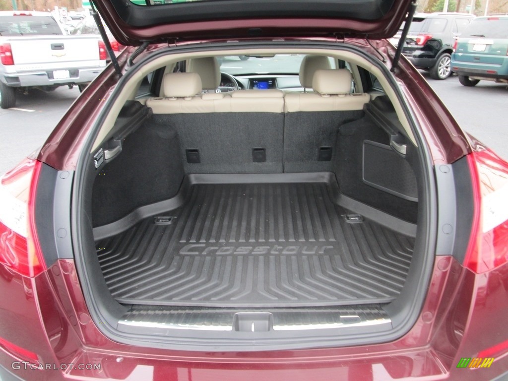2013 Crosstour EX-L V-6 4WD - Basque Red Pearl II / Ivory photo #21
