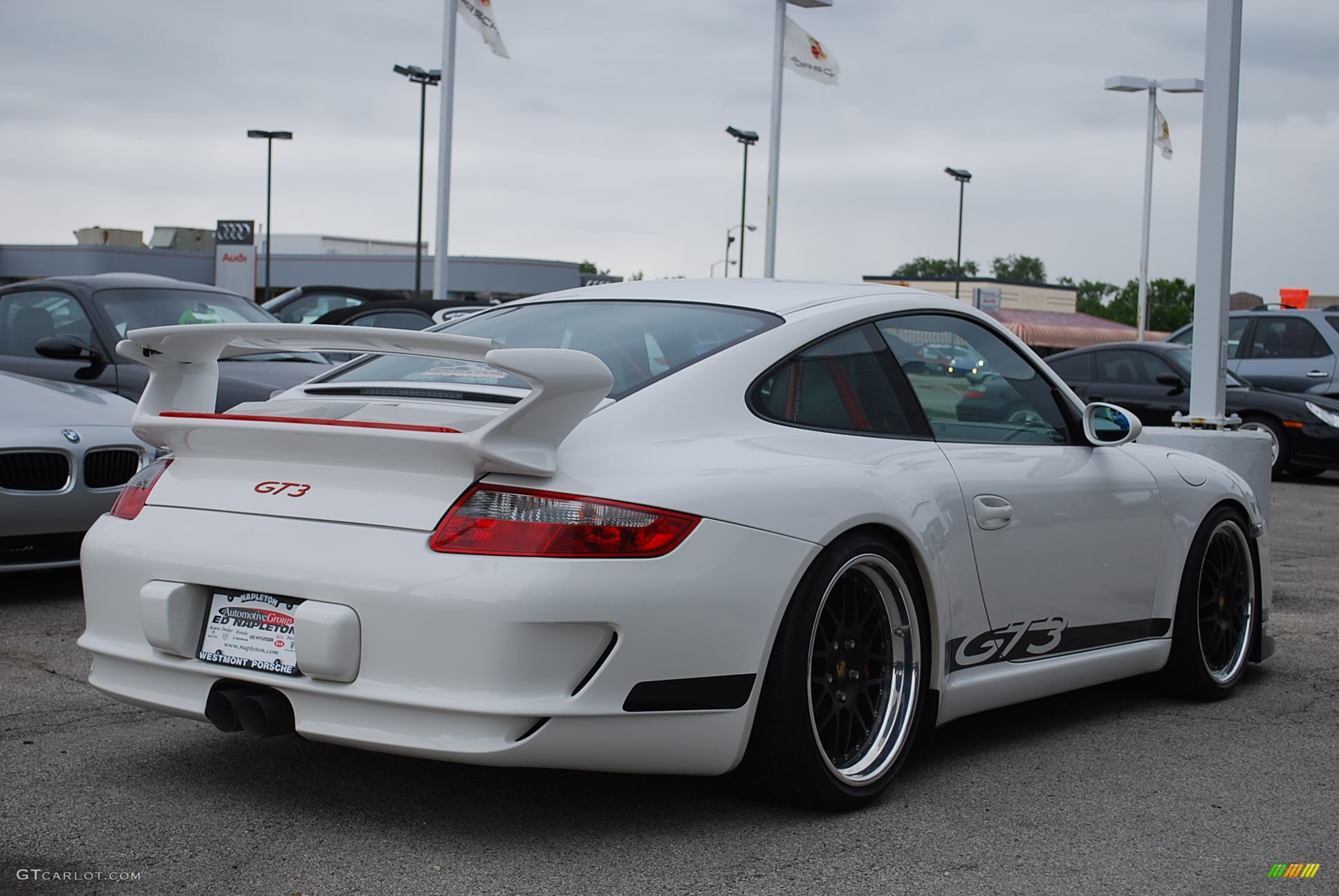 2007 911 GT3 - Carrara White / Black w/Alcantara photo #5