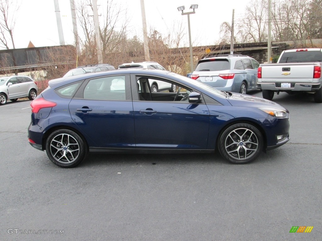 Kona Blue 2017 Ford Focus SEL Hatch Exterior Photo #131237262