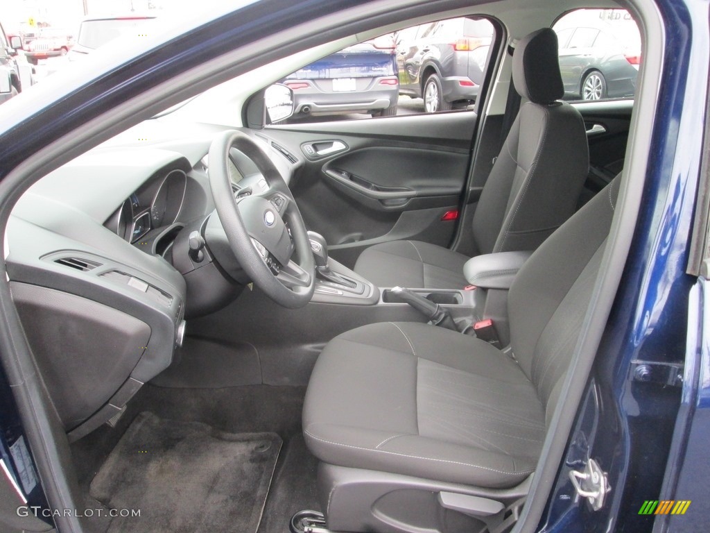 2017 Focus SEL Hatch - Kona Blue / Charcoal Black photo #13