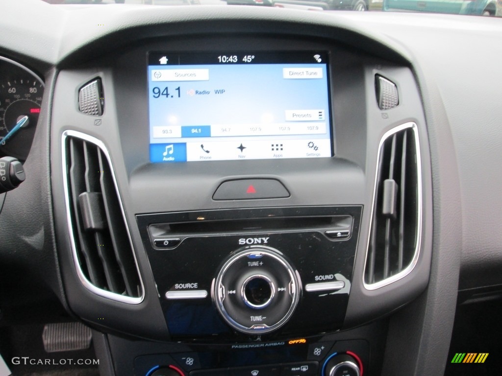 2017 Focus SEL Hatch - Kona Blue / Charcoal Black photo #25