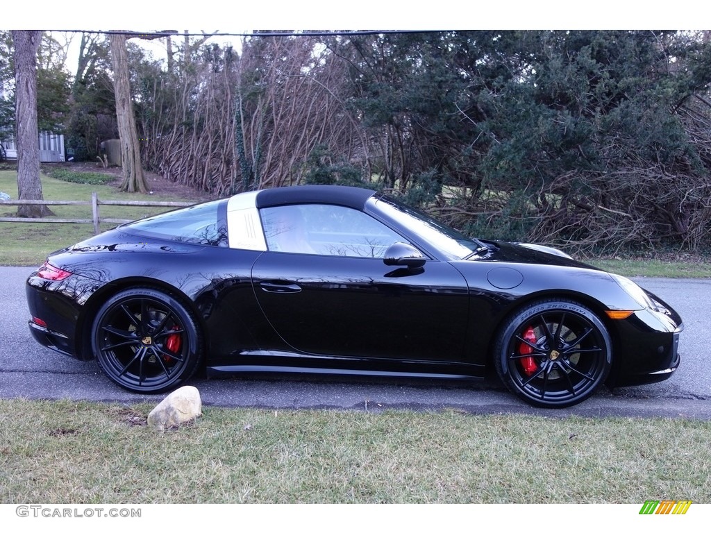 2017 911 Targa 4S - Black / Black/Bordeaux Red photo #10