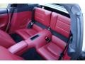 2017 Porsche 911 Black/Bordeaux Red Interior Rear Seat Photo