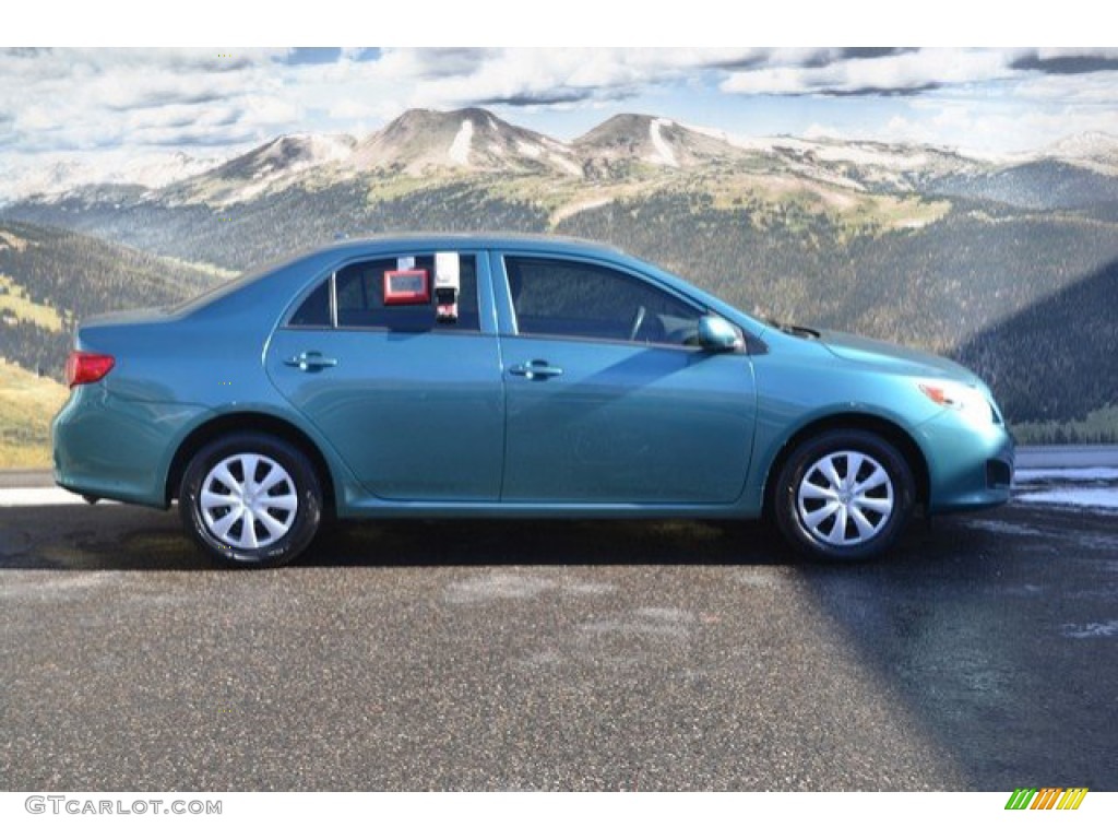 2010 Corolla LE - Blue Streak Metallic / Ash photo #2