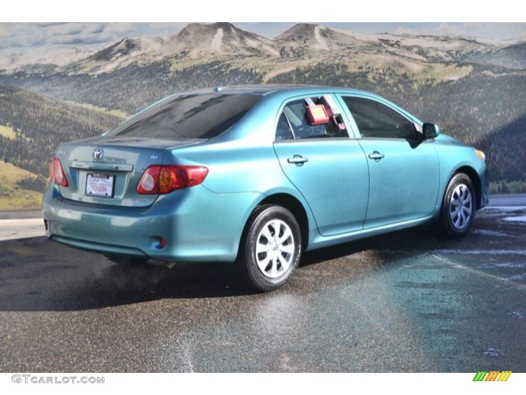 2010 Corolla LE - Blue Streak Metallic / Ash photo #3