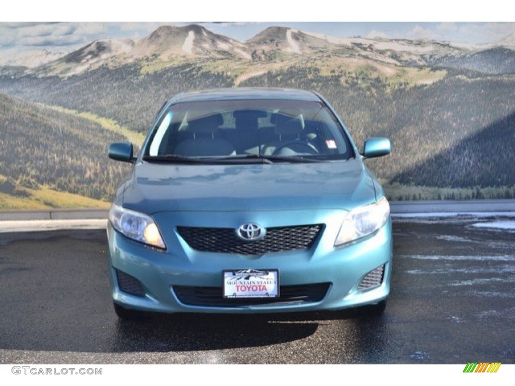 2010 Corolla LE - Blue Streak Metallic / Ash photo #4