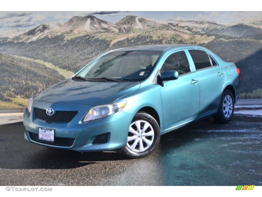 2010 Corolla LE - Blue Streak Metallic / Ash photo #5