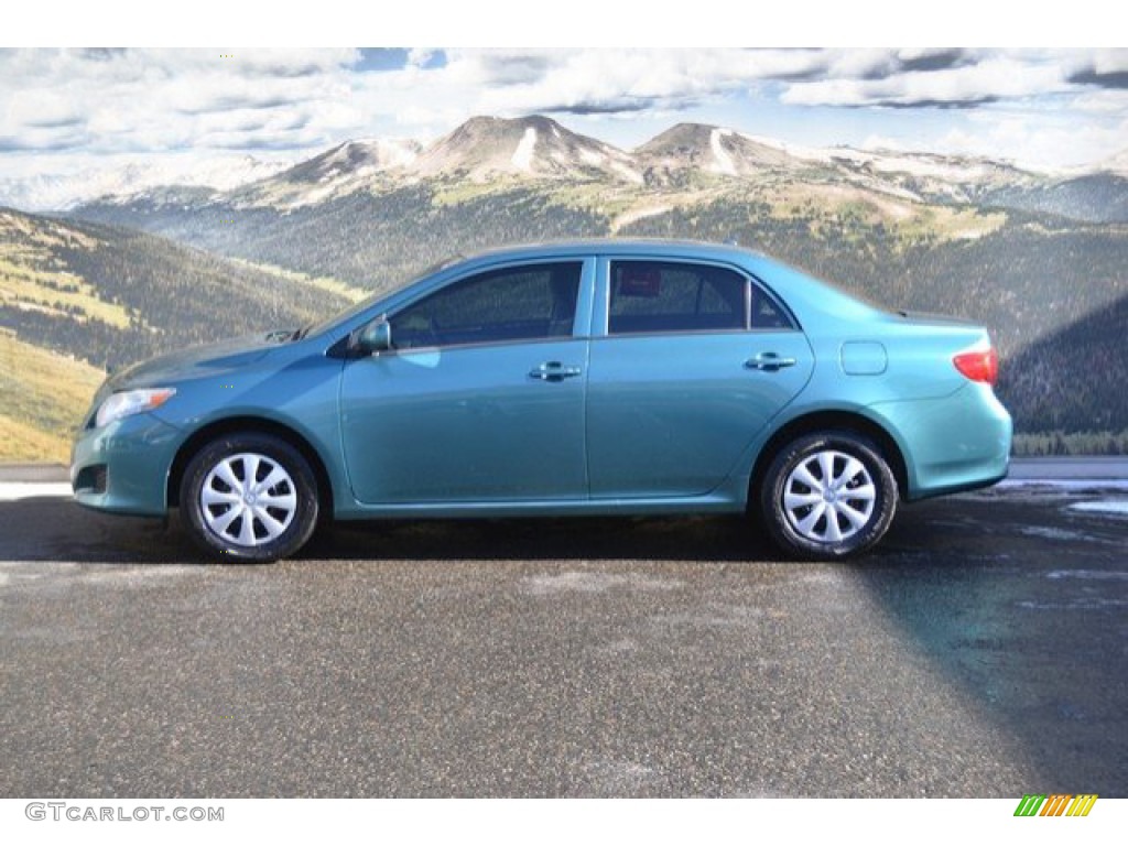 2010 Corolla LE - Blue Streak Metallic / Ash photo #6