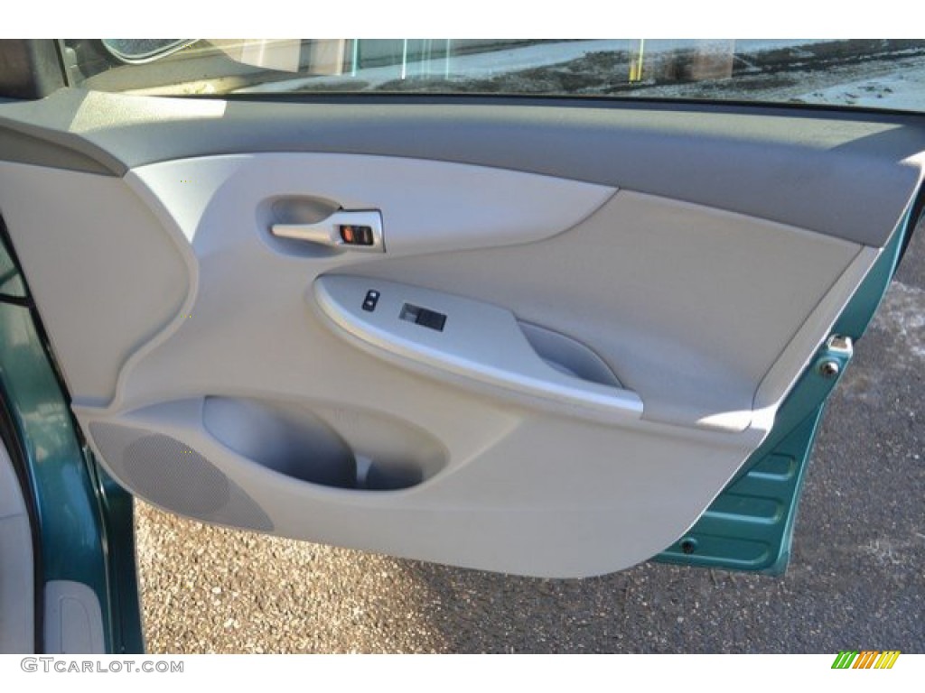 2010 Corolla LE - Blue Streak Metallic / Ash photo #25