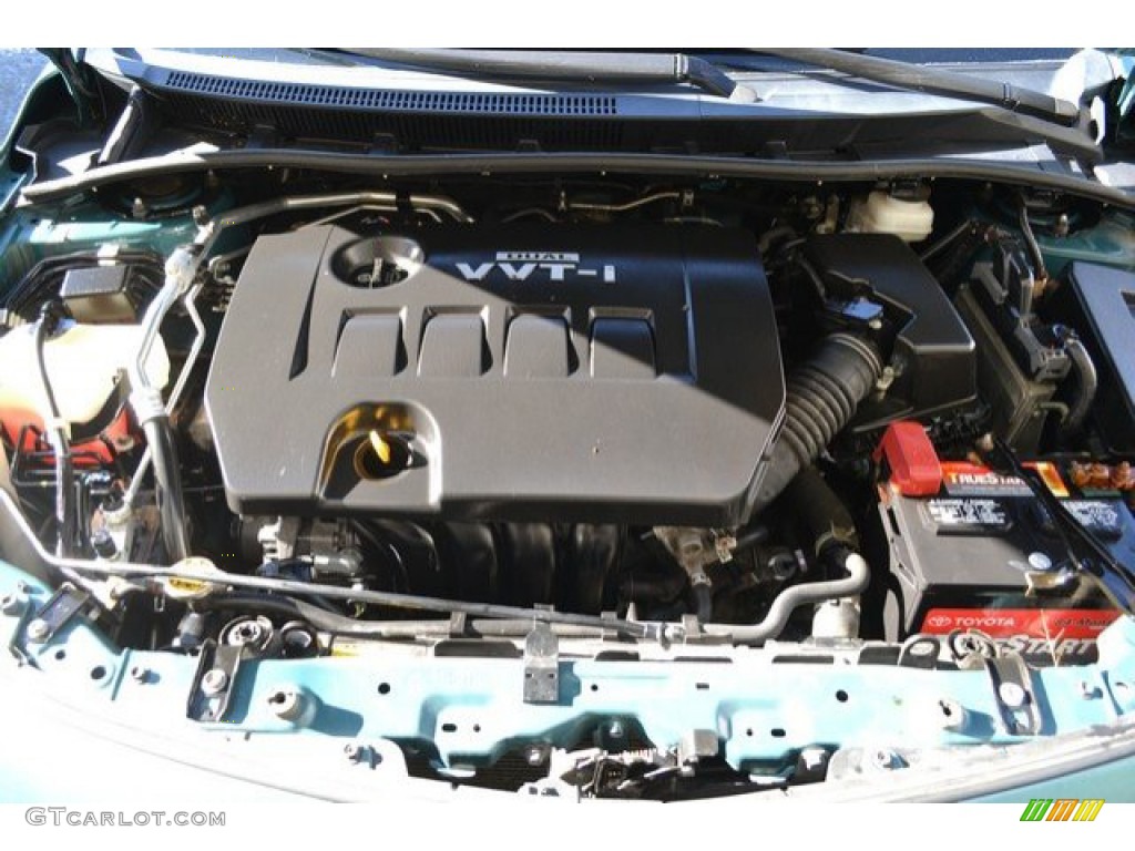 2010 Corolla LE - Blue Streak Metallic / Ash photo #27